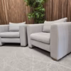2x Sofa.com Tiffany Art Deco Armchairs 2