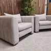2x Sofa.com Tiffany Art Deco Armchairs 3