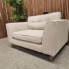 Designer Label Conza Loveseat In Dusk Ecru 1