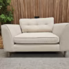 Designer Label Conza Loveseat In Dusk Ecru 2