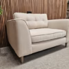 Designer Label Conza Loveseat In Dusk Ecru 3