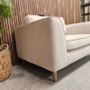Designer Label Conza Loveseat In Dusk Ecru 4