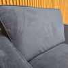 Designer Label Rene Armchair In Blue Velvet 6