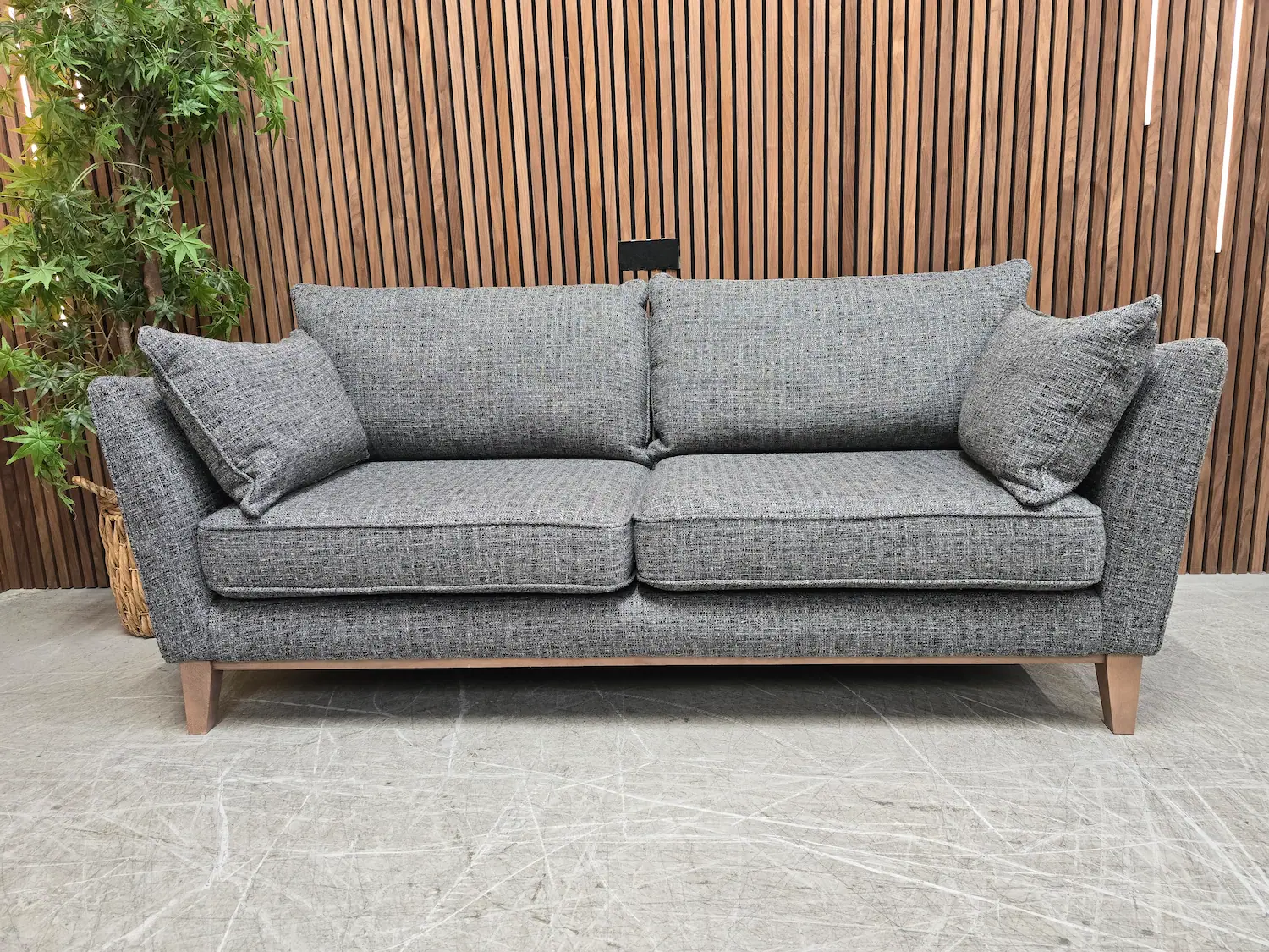 scout sofa in grey fabric