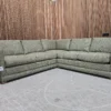 aissa corner sofa in rosemary heathland weave