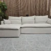 anders left hand facing chaise sofa in elderflower smart cotton