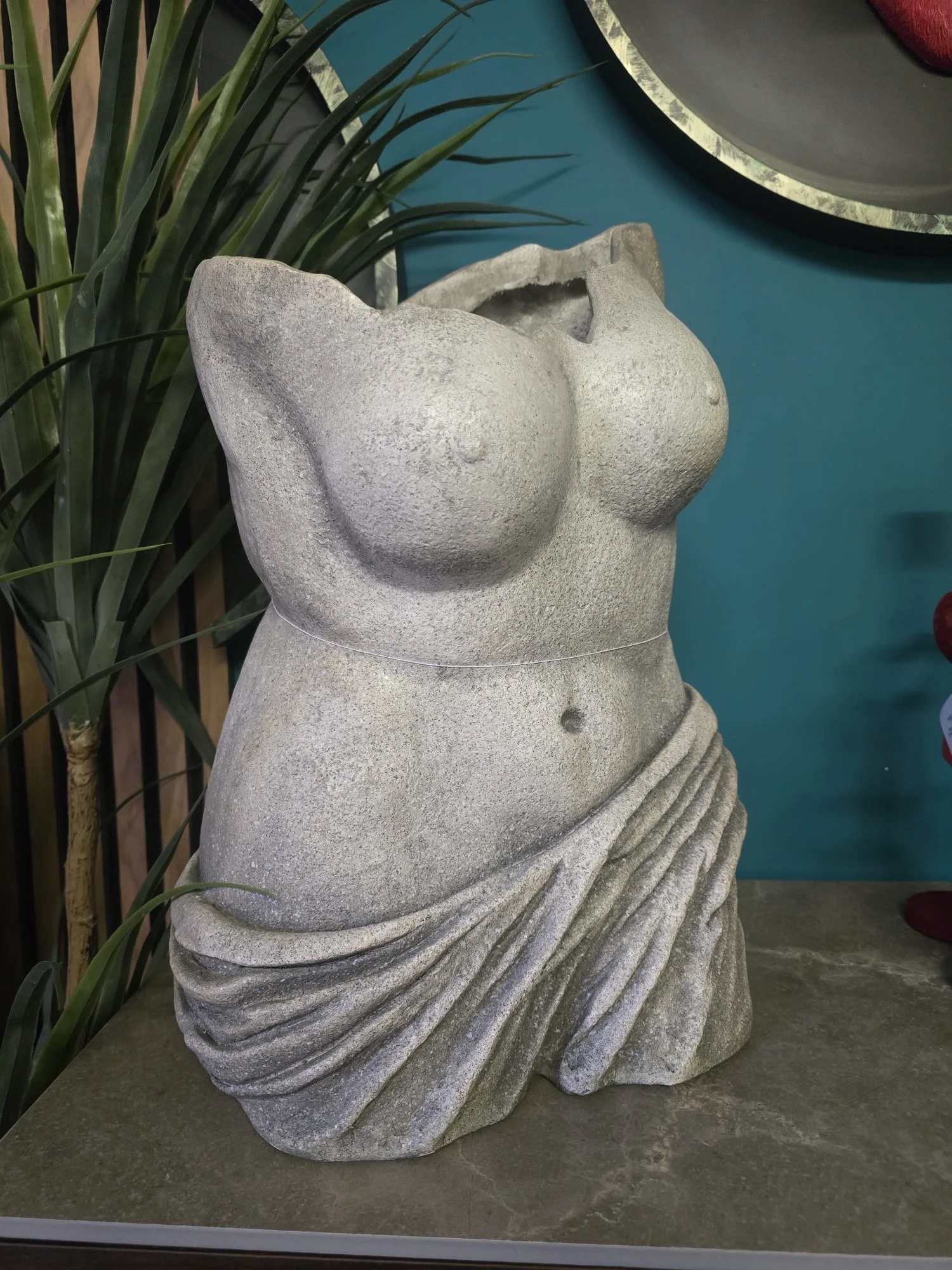 ladys flower bust