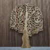 Large Carved Wooden Tree