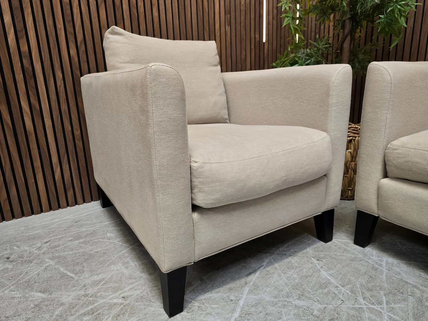 izzy armchair in wishful vemeer linen