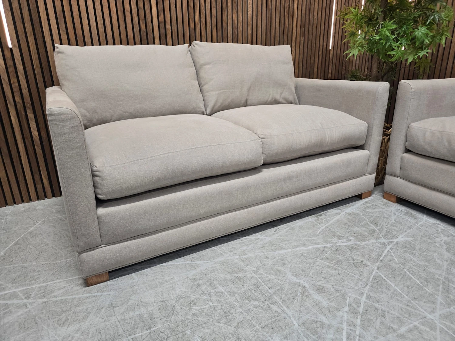 left side image of the aissa 2 seater sofa