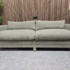 Soho ashford 3 seater sofa in sage linen chenille