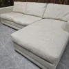 Aissa RHF chaise storage sofa bed in in Shearling 6 picture of the chaise seat cushion