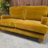 right side picture of the bluebell 2 seater in nerfetti cotton matt velvet