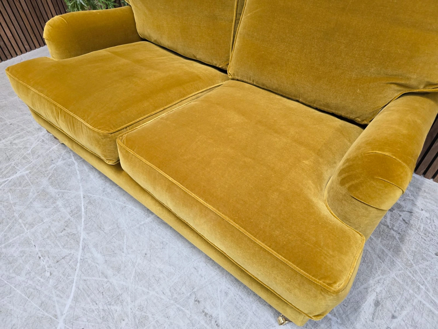 picture of the seat cushions on the 2 seater bluebell in the nerfetti colour