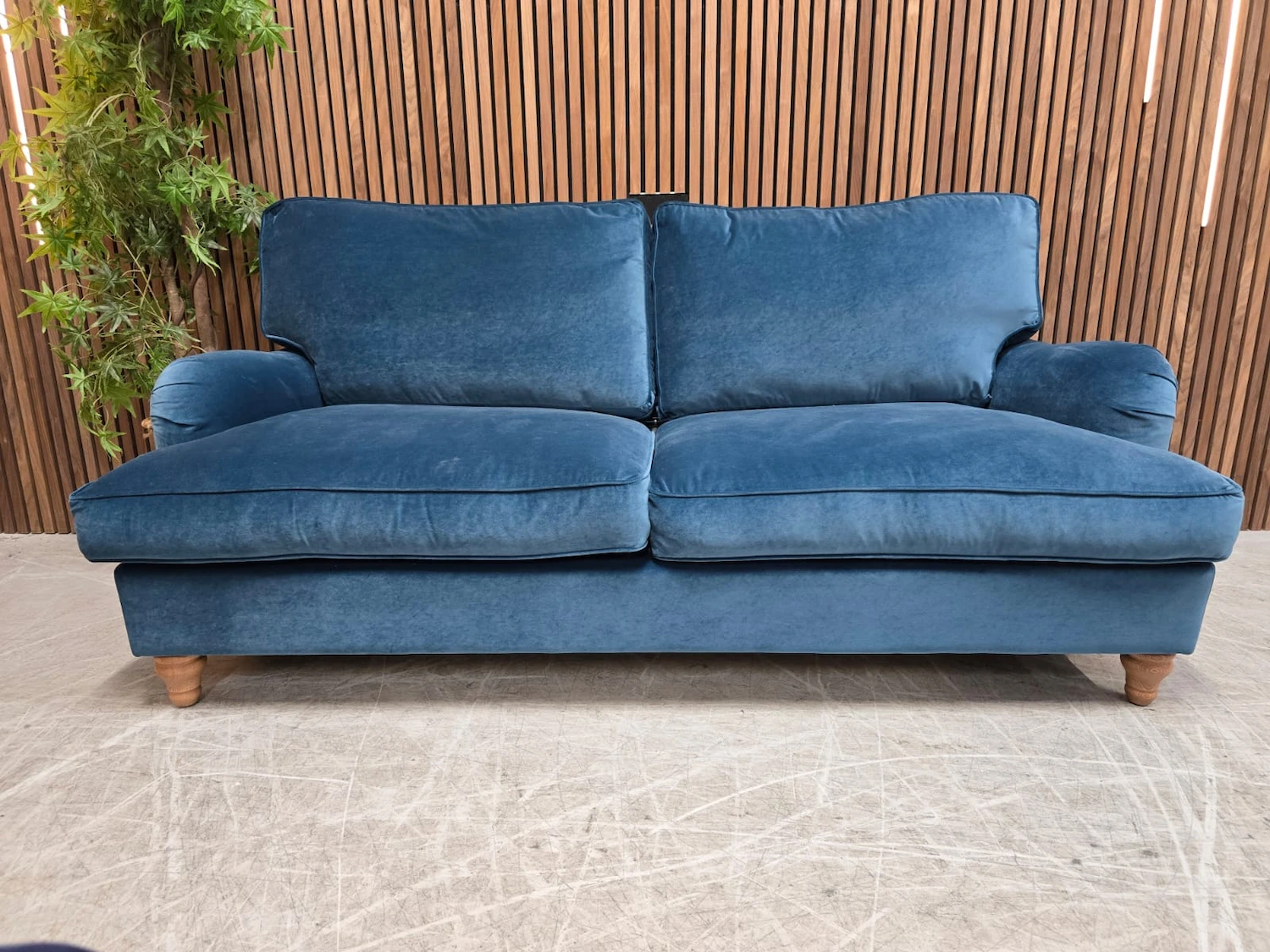 Bluebell 3 Seater Sofa Bed In Scuba Front Facing picture