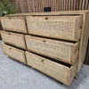 picture of the mango chest with drawers open