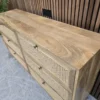 picture of the top showing the mango wood
