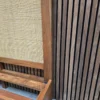 Boho wood & Rattan super king bed 8