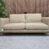 costello 2.5 seater in greige florence textured weave