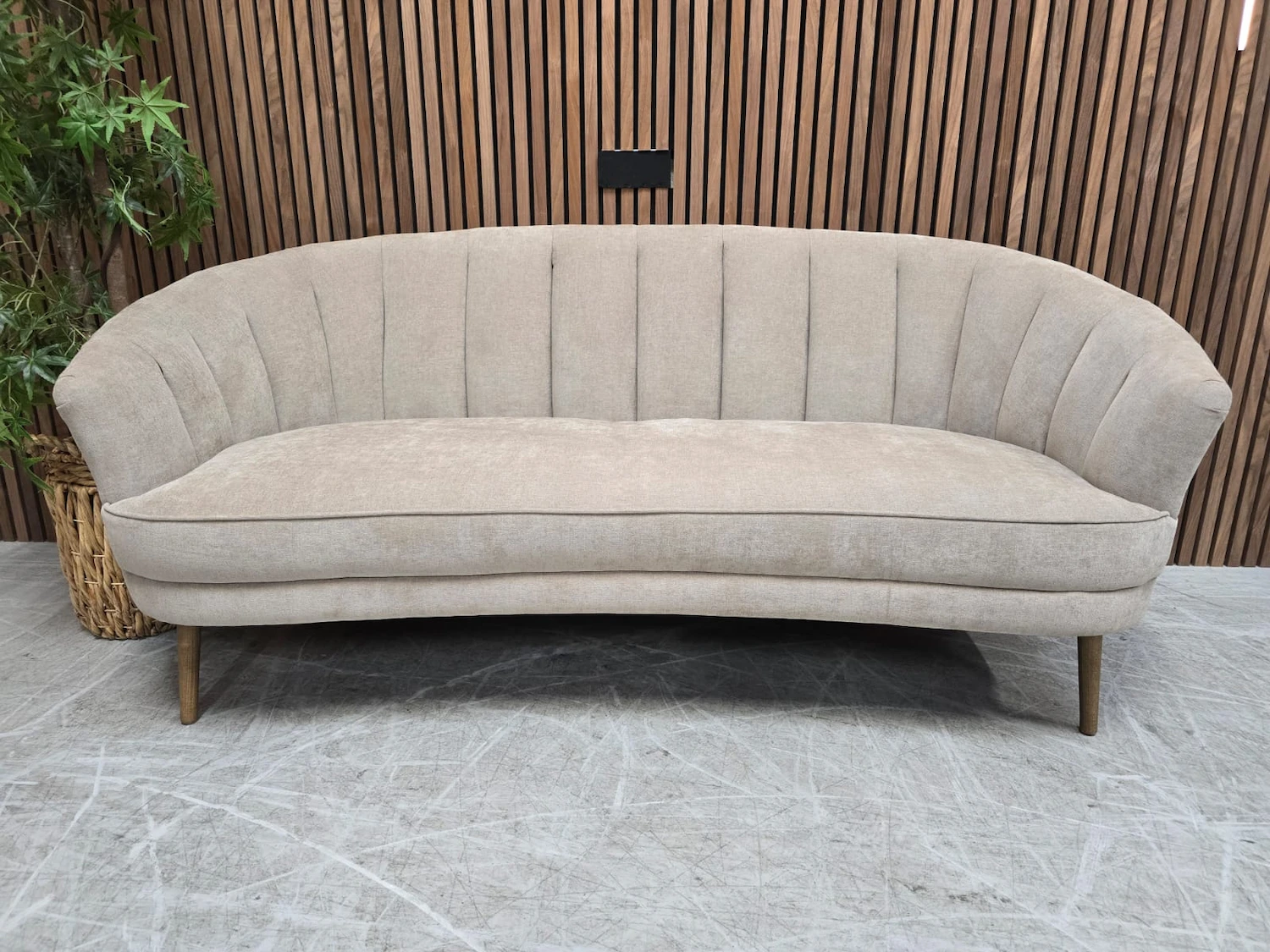 Harper 2.5 seater sofa in doe house soft touch