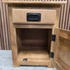 storage compartment on the industrial cabinet