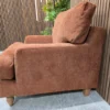 right side arm detail on the isla armchair