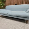 Saturday 3 seater sofa in lagoon Brushed Linen Cotton 1