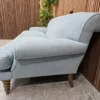 Saturday 3 seater sofa in lagoon Brushed Linen Cotton 4 right side arm picture of the saturday 3 seater