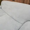 Saturday 3 seater sofa in lagoon Brushed Linen Cotton 6 photo of the back rest on the saturday sofa