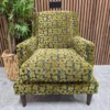 orla kiely spiddal armchair in spring stem marine