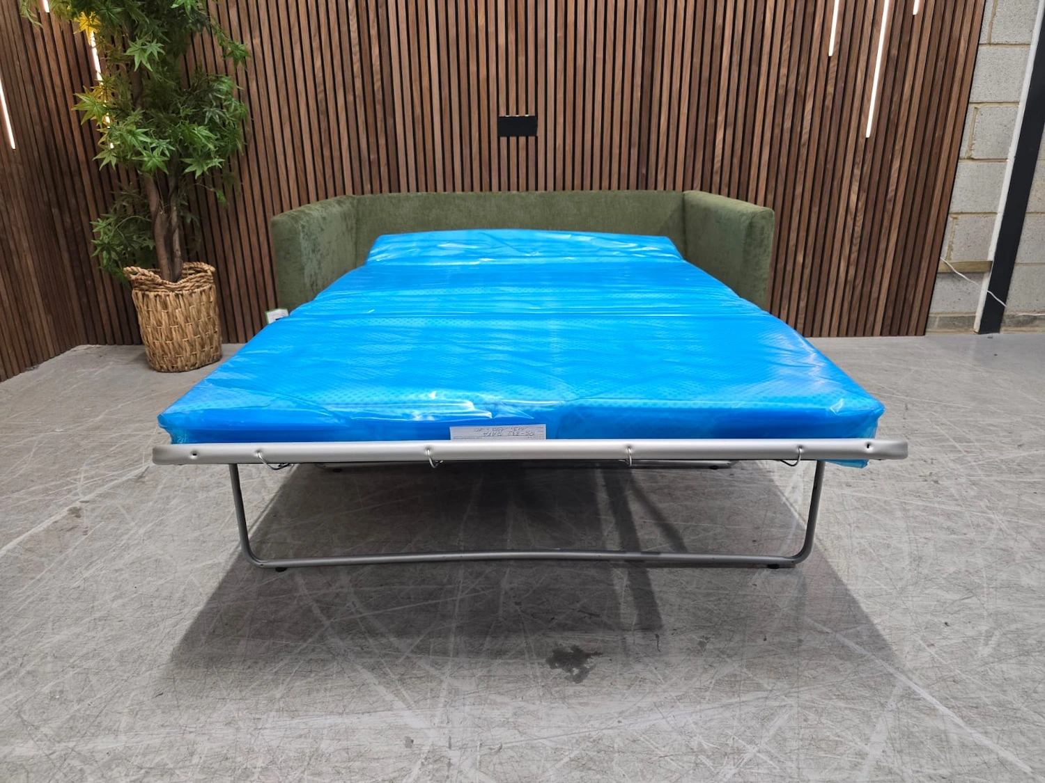 aissa 2 seater sofa bed in hummingbird