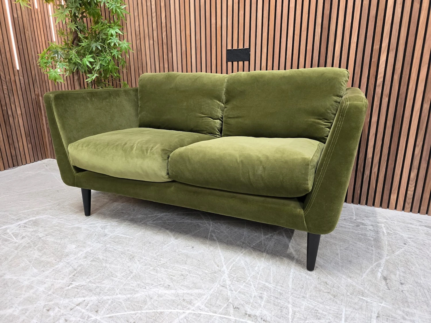 right side photo of holly 2 seater in meadow