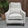 iggy high back armchair in chantilly iggy high back armchair in chantilly aquaclean chenille