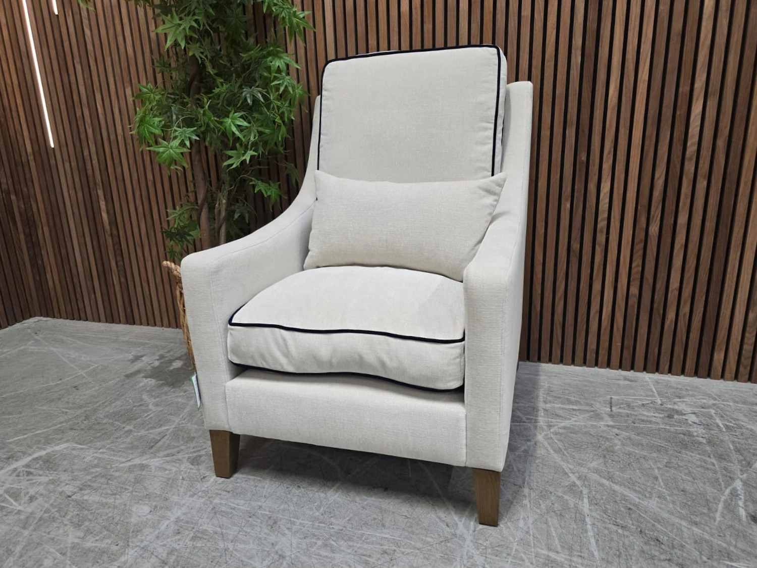 iggy high back armchair in chantilly 2 right side picture of iggy high back armchair