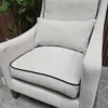 iggy highback armchair in chantilly 4 picture of seat cushion on the iggy armchair