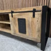 industrial 2 door tv stand 5