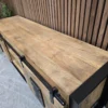 industrial 2 door tv stand 6