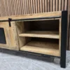 industrial 2 door tv stand 9