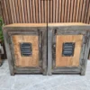two industrial cabinets