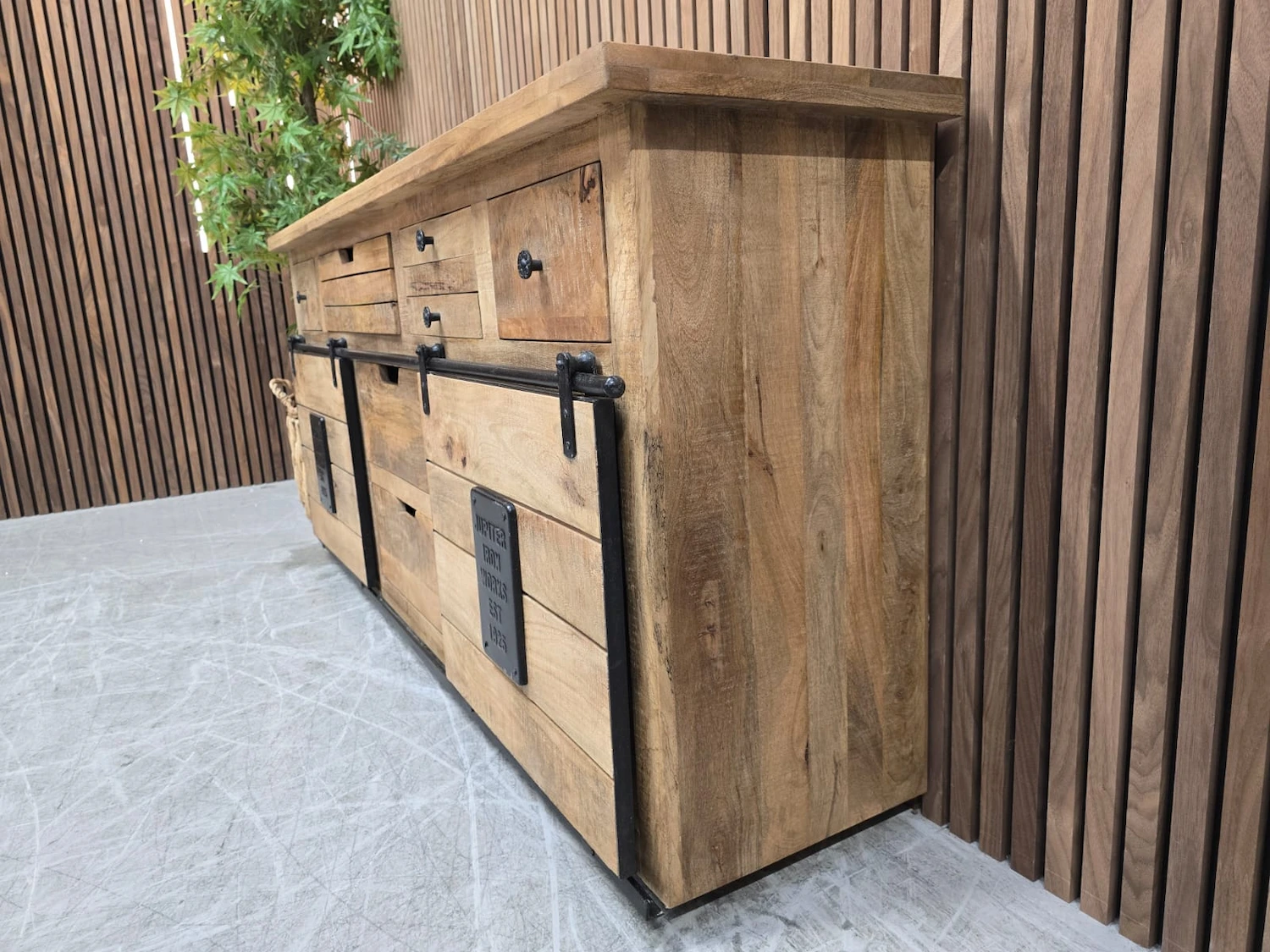 right side photo of the sideboard
