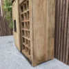 right side panel of the mango wood