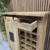photo of the drawer open inside the cabinet