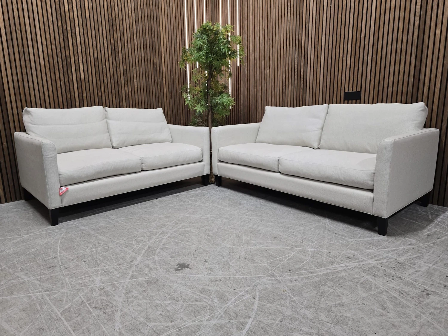 izzy sofa set in pumice