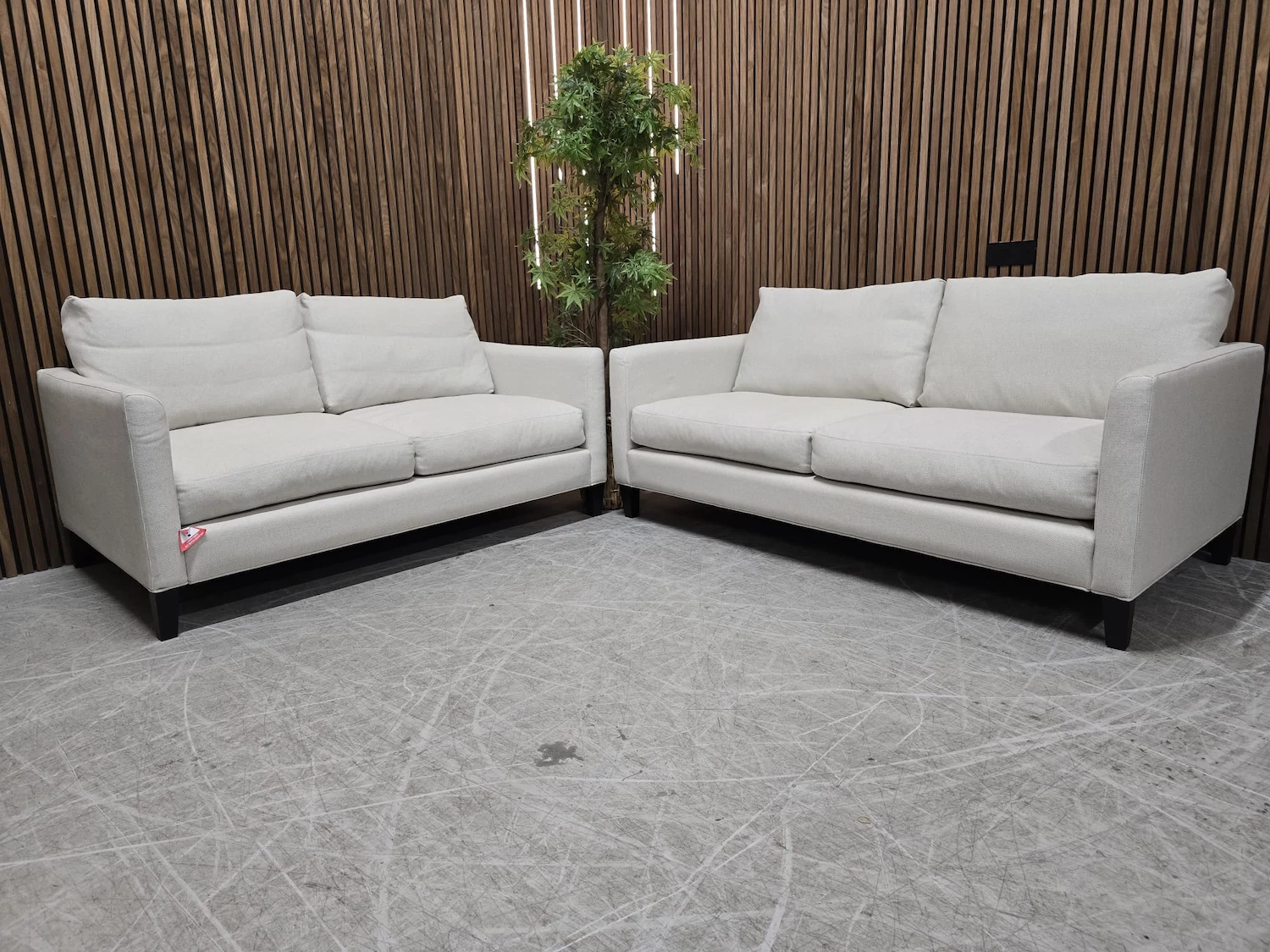 izzy sofa set in pumice house basket weave