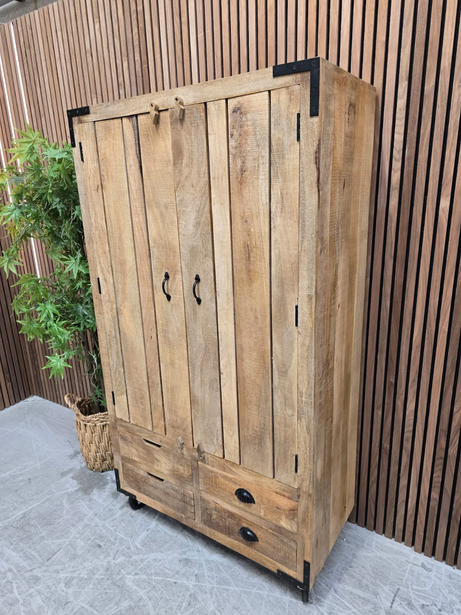right side picture of the industrial larder cabinet