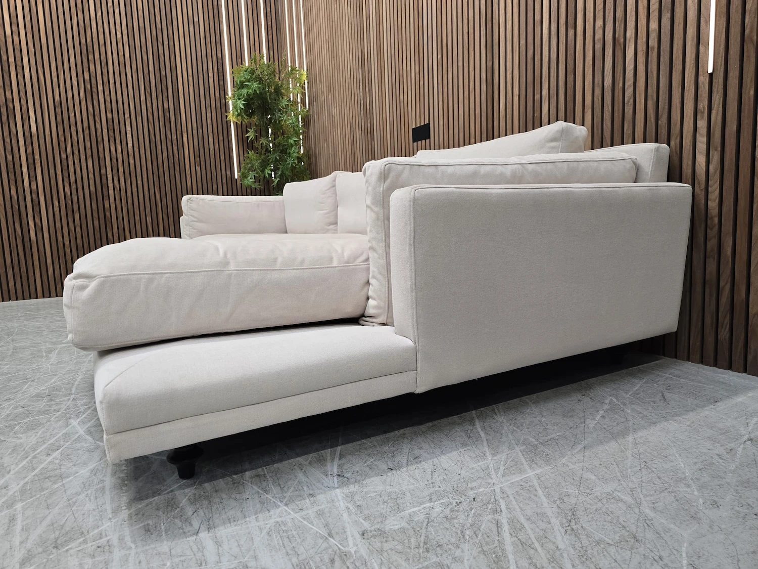 right arm side on the chaise