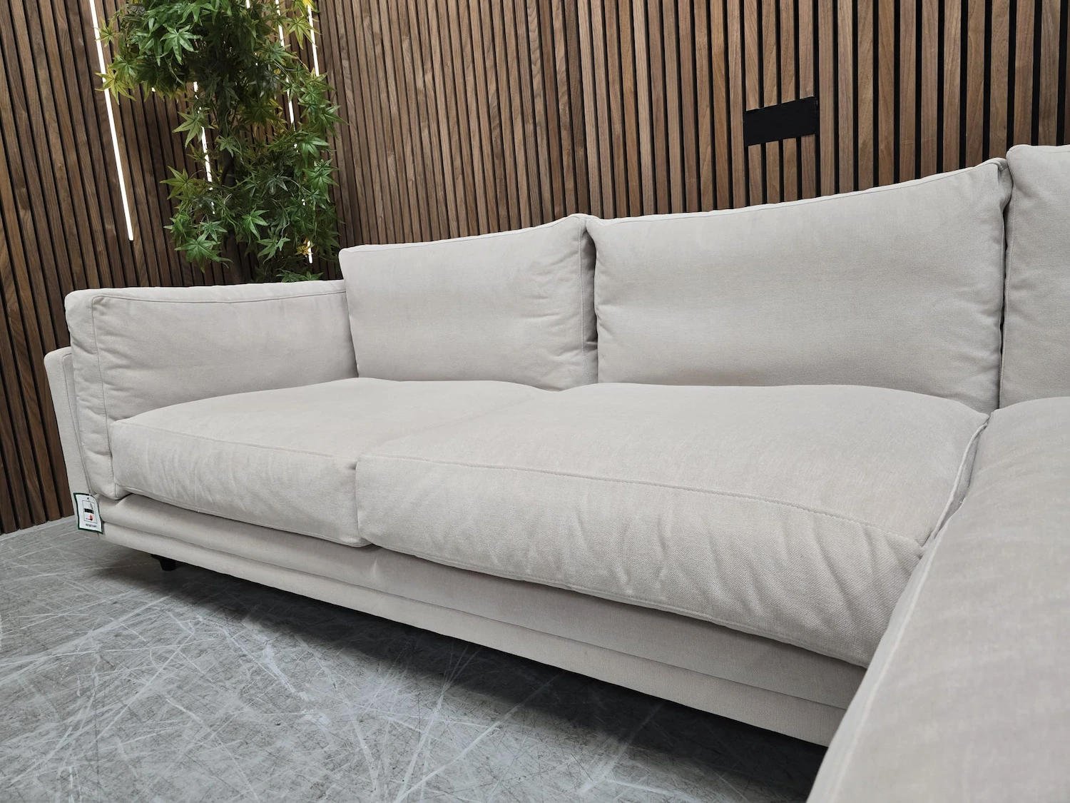 seat and back cushions on the marco sofa