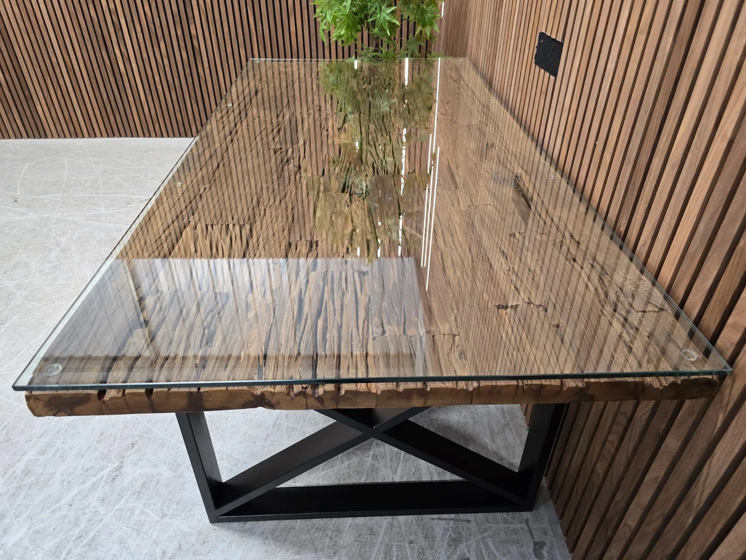 noir railway sleeper table 5 overview of the rustic railway sleeper dining table top