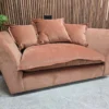 oddysey loveseat in apricot 1