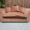 oddysey loveseat in apricot oddysey loveseat in dusk apricot